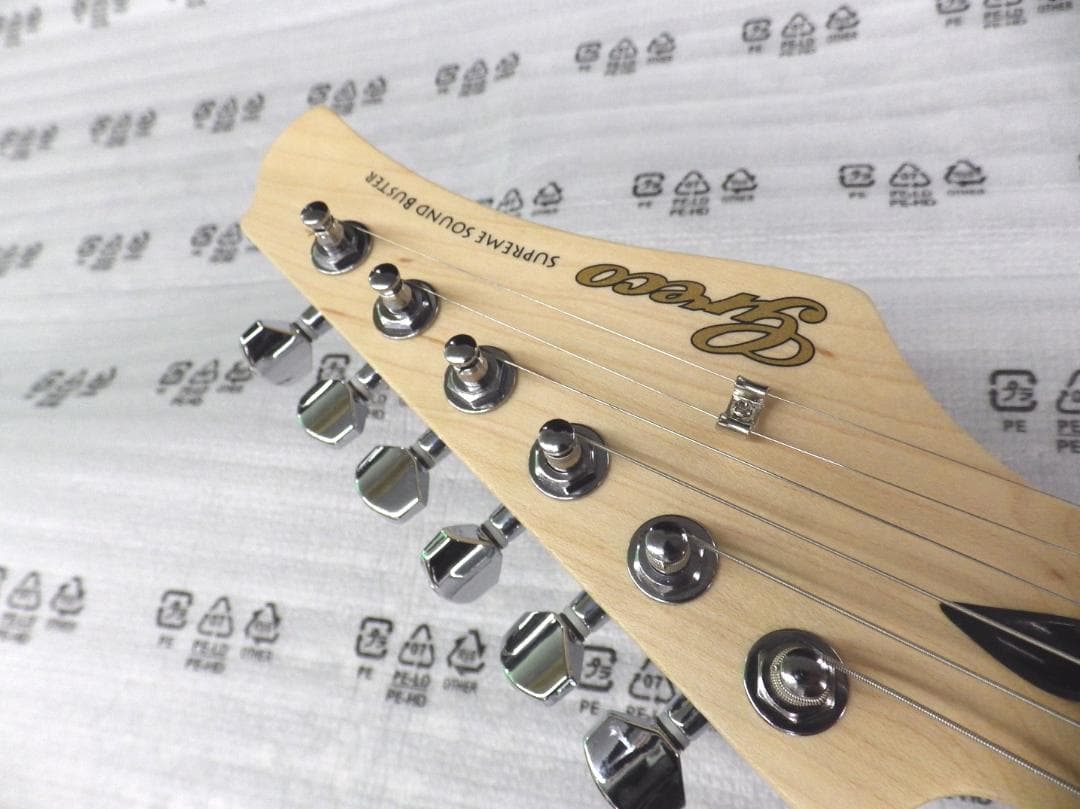 日本製 Greco エレキギター WS-STD　ダークメタリックブルー