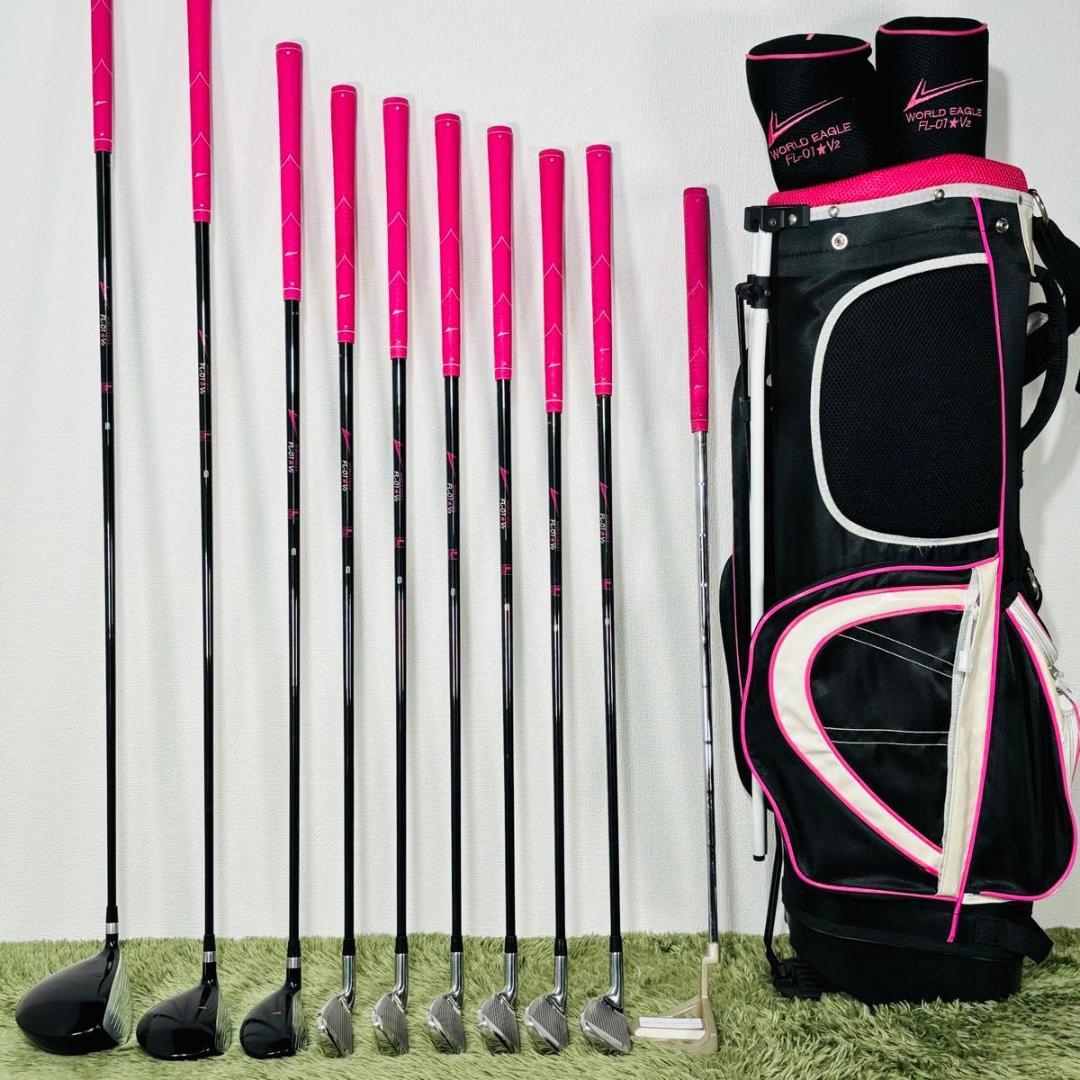 ワールドイーグル FL-01☆V2 10本セット レディースゴルフ 初心者 入門