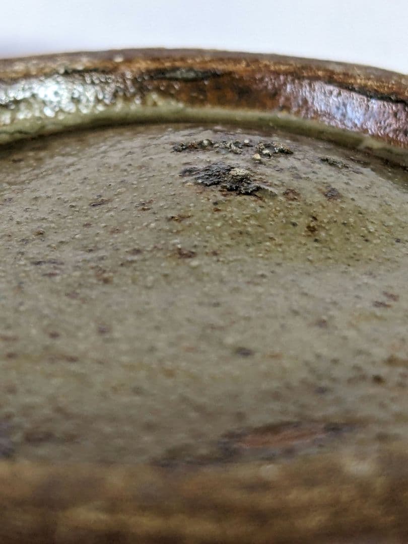 ⭐琉球陶芸 人間国宝 金城次郎初期作 蝦魚紋小壺 コレクション骨董品アンティーク