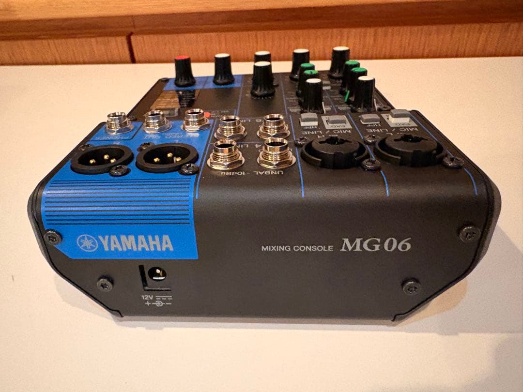 YAMAHA MG06 アナログミキサー(ケース付き)