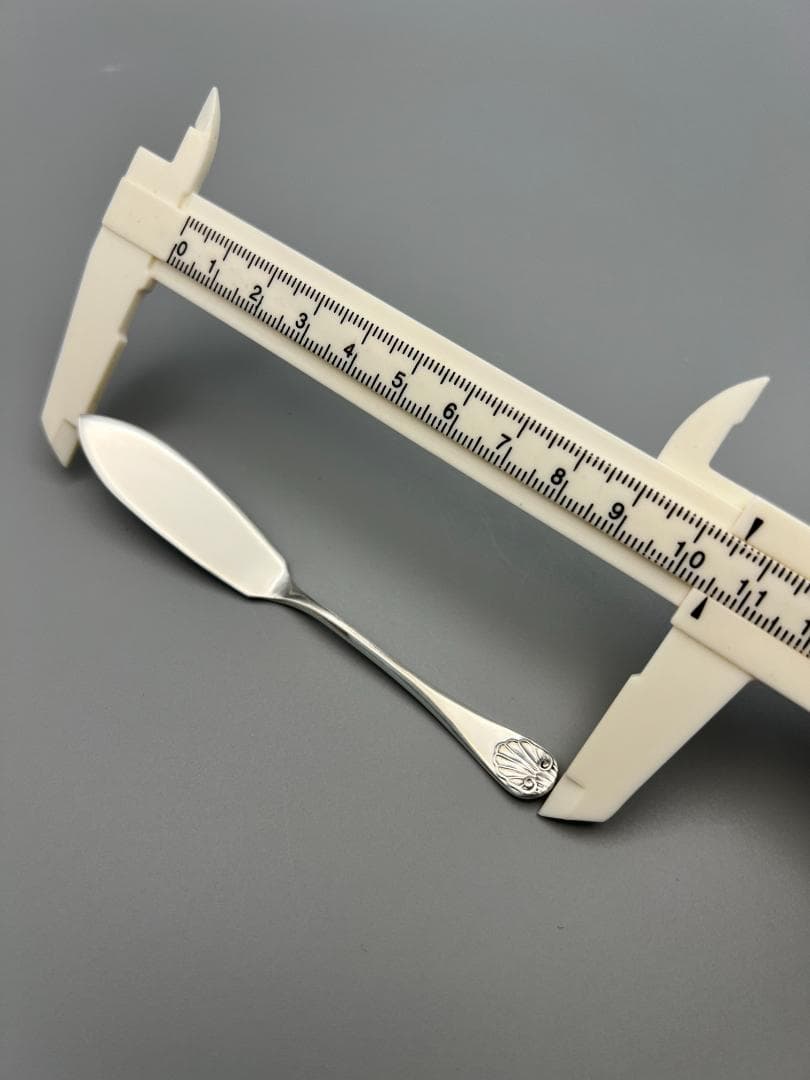 日出島　銀製　刻印　シルバートレイ　バターナイフ　シェル型トレイ　総重量約54g