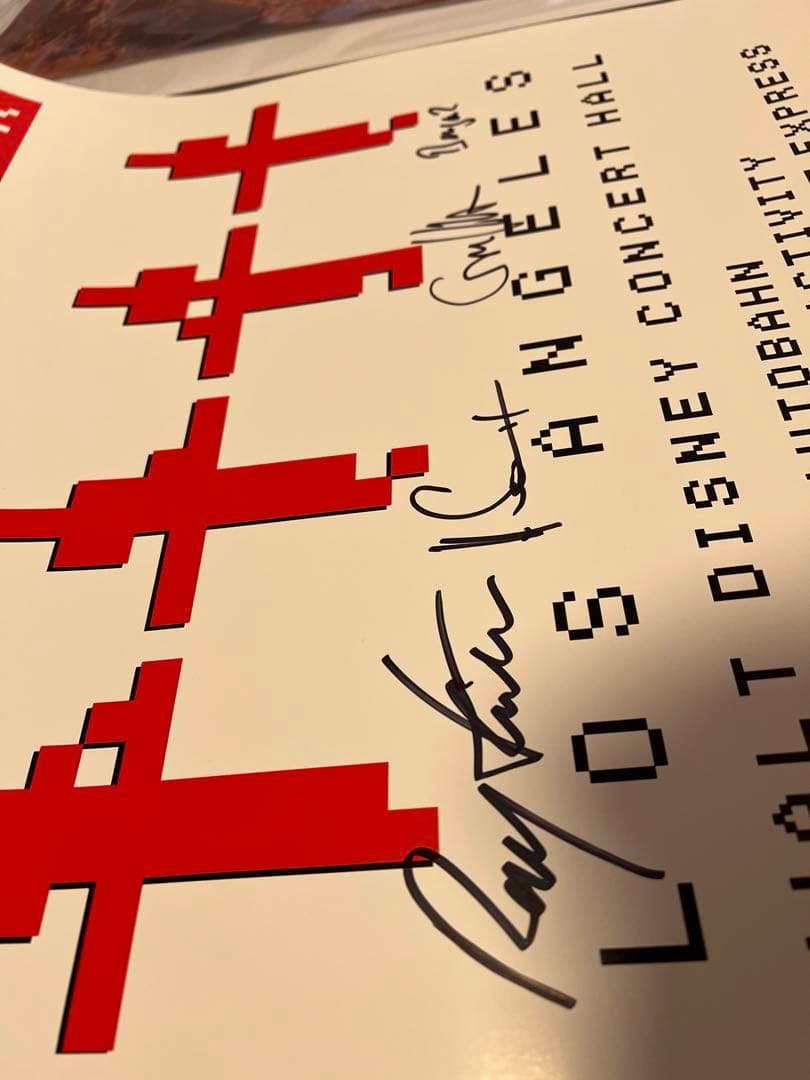 希少直筆サイン入りKraftwerk ポスター