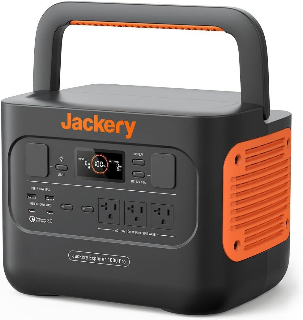 Jackery ポータブル電源 1000 Pro 発電機 大容量 1002Wh