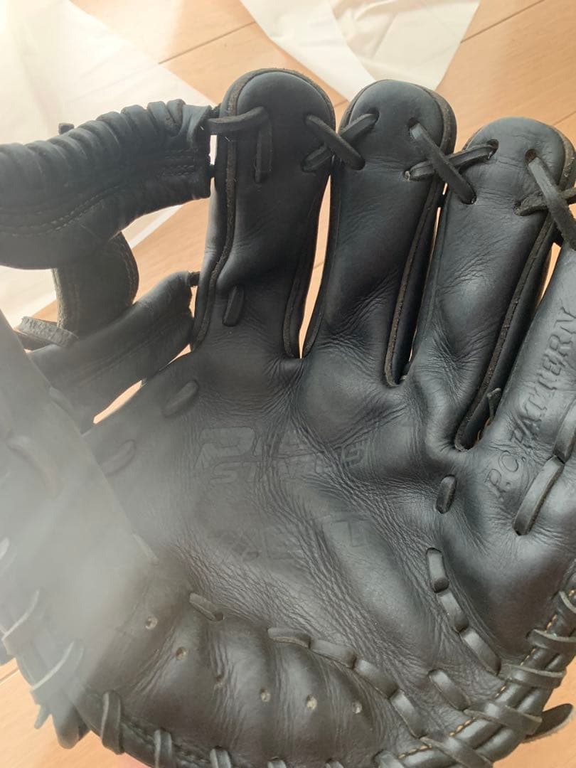 ZETT 黒 硬式グローブ 大人用