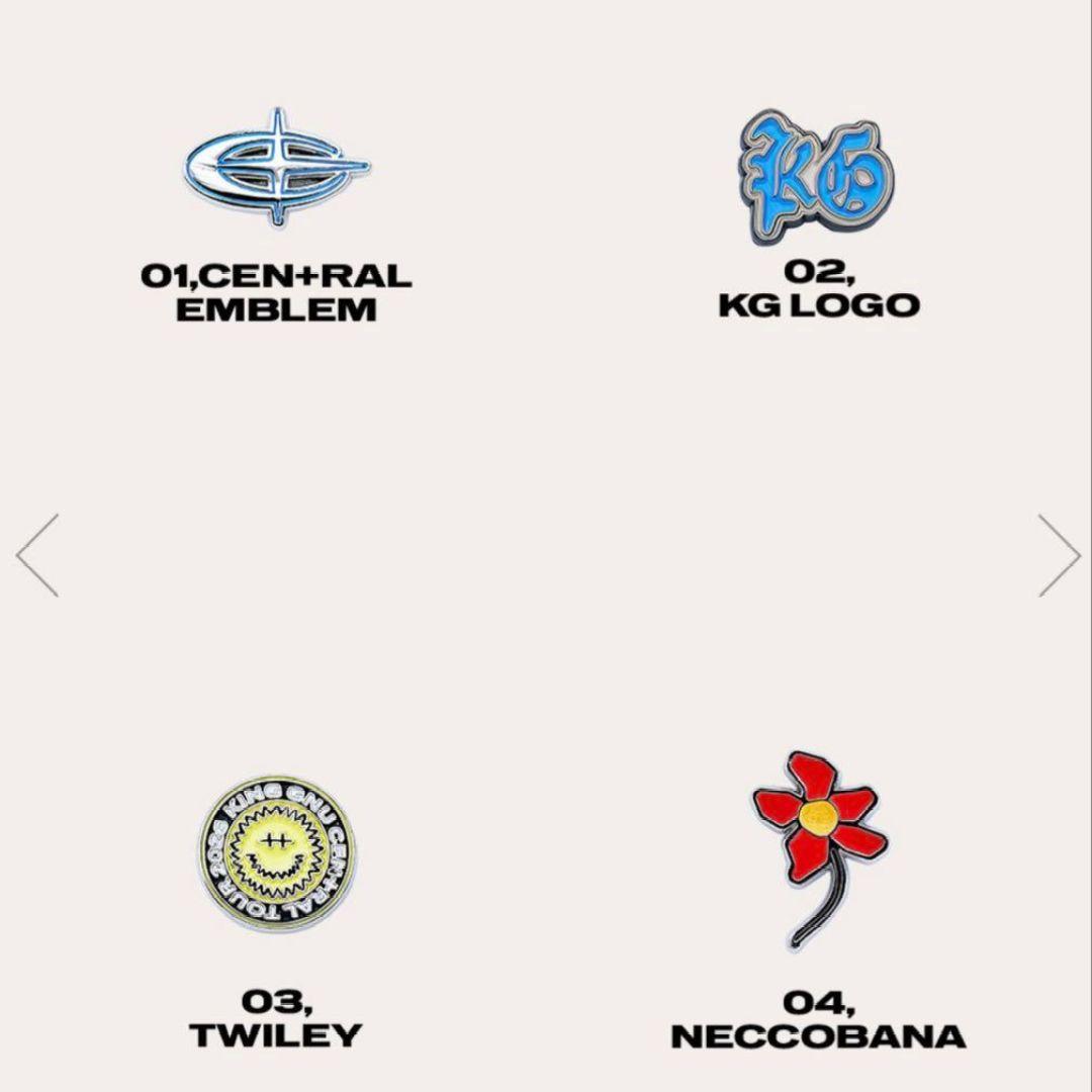 kingGnu ピンバッジ RANDOM PINS ピンズ CEN+RAL 全種