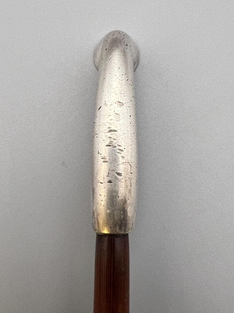 銀製　煙管　キセル　在銘　銀細工　アンティーク　重量約34g