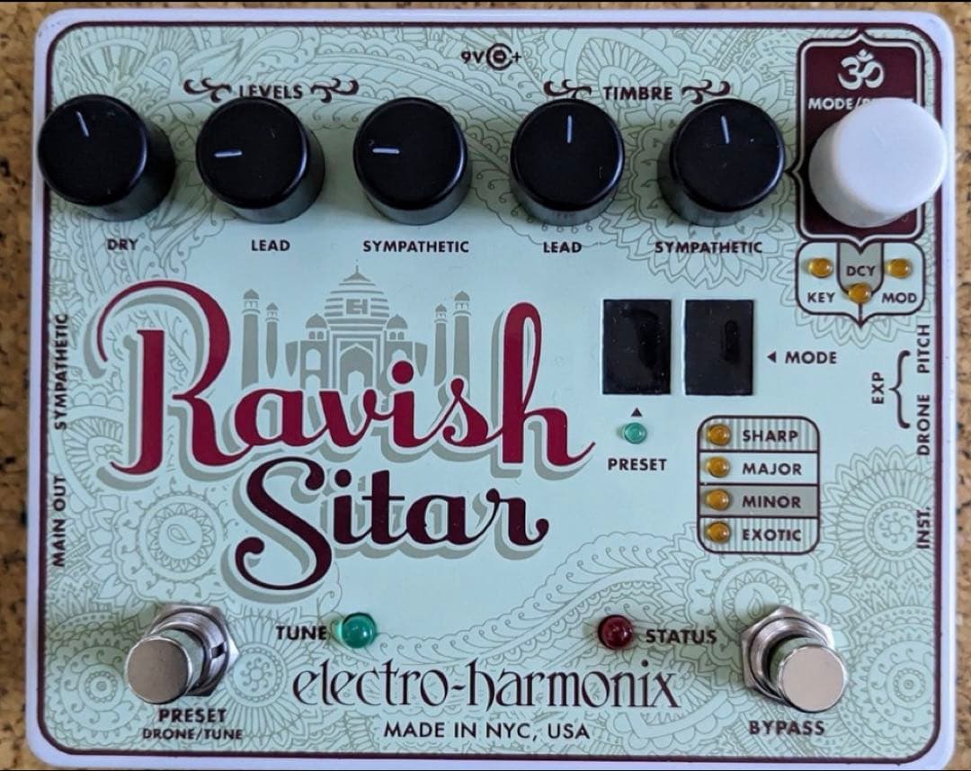 electro-harmonix Ravish Sitar ギターエフェクター