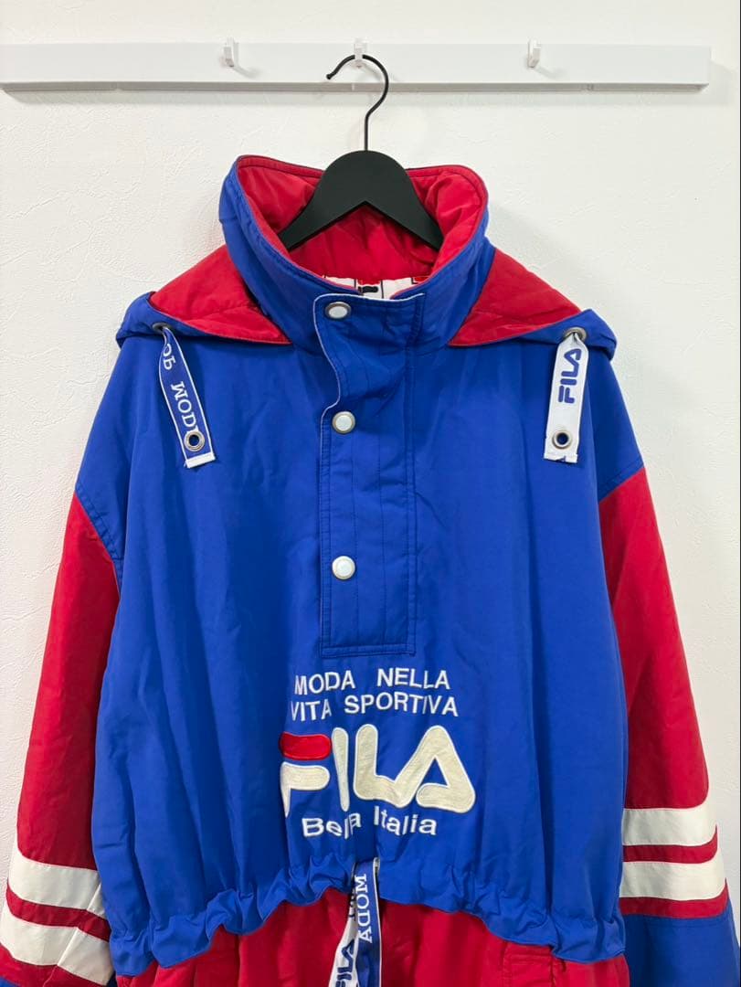 90s FILA フィラ　ヴィンテージ　スノボウェア　スキーウェア　LL 大きめ