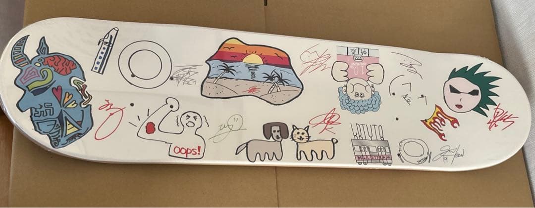 【値下げ】超特急×DISH// 10周年ライブ 限定100名 スケボーデッキ