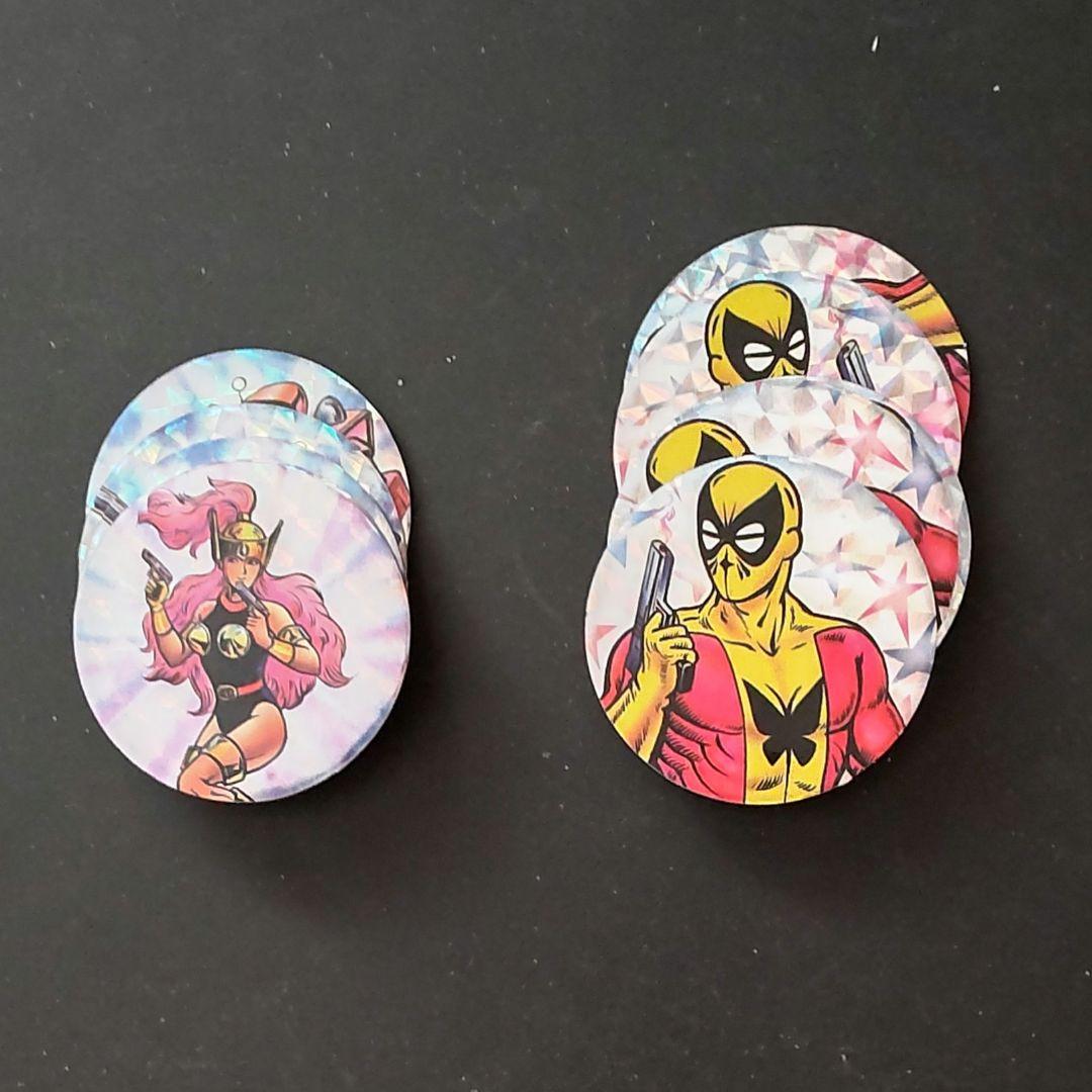 【USA】ビンテージ　スラムキャップ・ミルクポイズン　米国製MENKO他