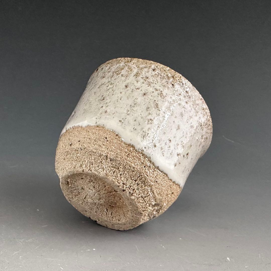 酒器　斑唐津　ぐい呑み　酒盃　田中佐次郎　復活　共箱　陶芸　唐津焼　懐石料理