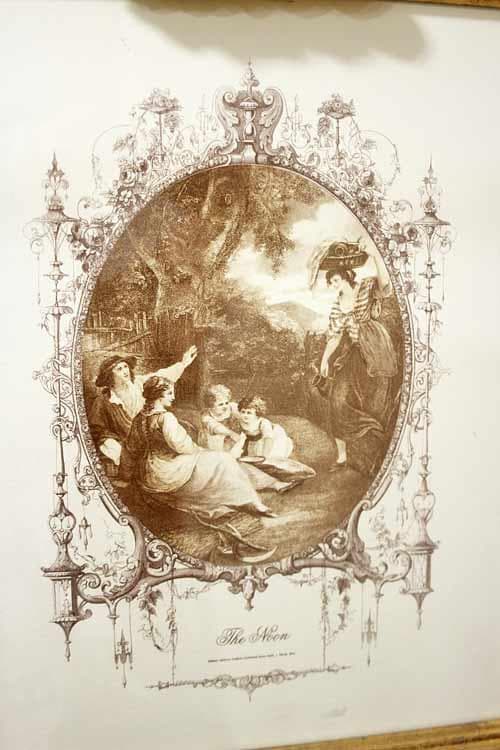 イタリア 額絵 貴族柄 ゴールドリーフ ローズ アンティーク FAL-15-2