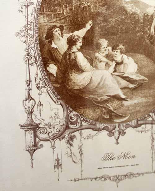 イタリア 額絵 貴族柄 ゴールドリーフ ローズ アンティーク FAL-15-2