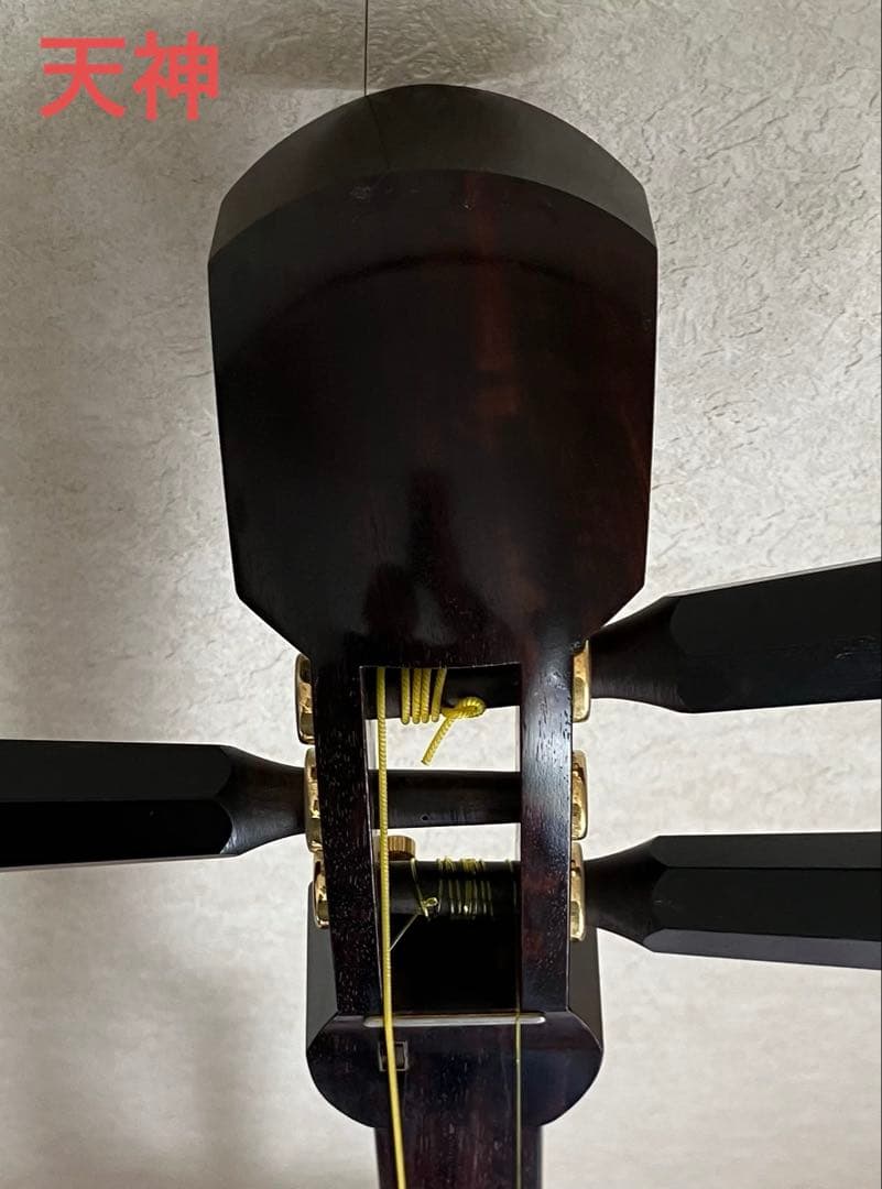 バ*友様 津軽三味線 太棹 紅木 人工皮革