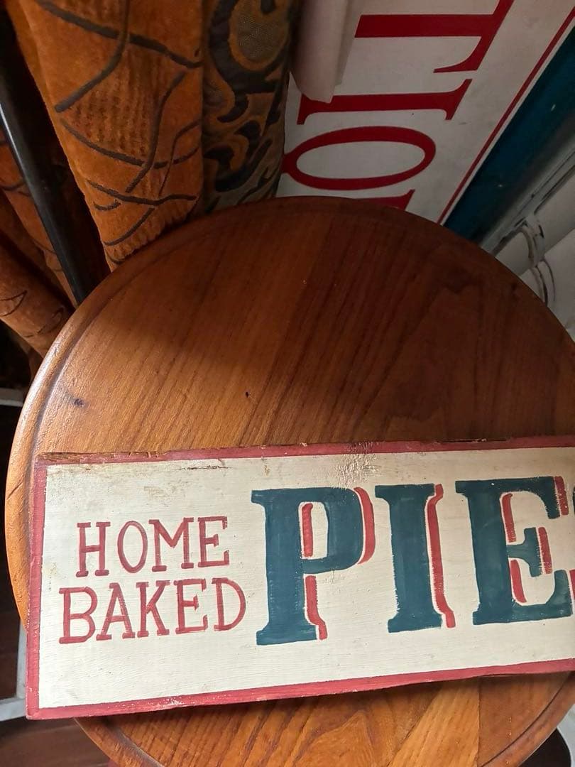 アンティーク　木製　サイン　プレート　看板　BAKED PIESアメリカ