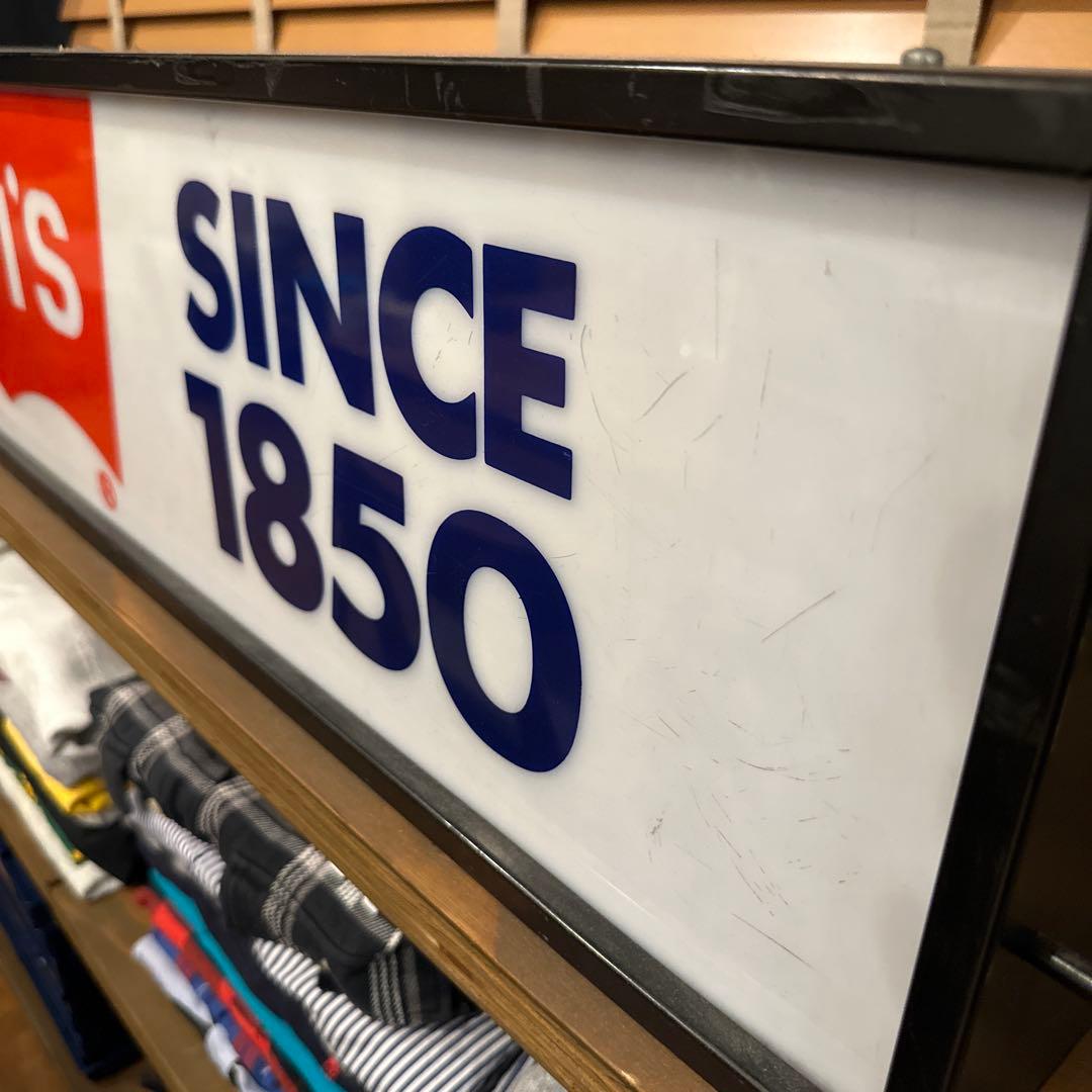 リーバイス　販促品　非売品　ネオン看板