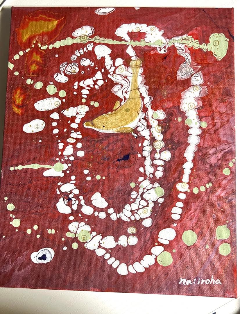 抽象アート アクリル画