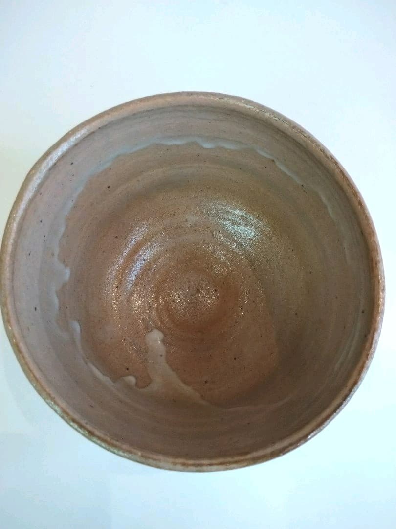 【茶道具】絵唐津茶碗　円相 西岡小十