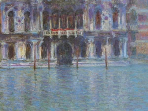 クロード・モネ、【コンタリーニ宮】、希少画集画、新品高級額・額装付