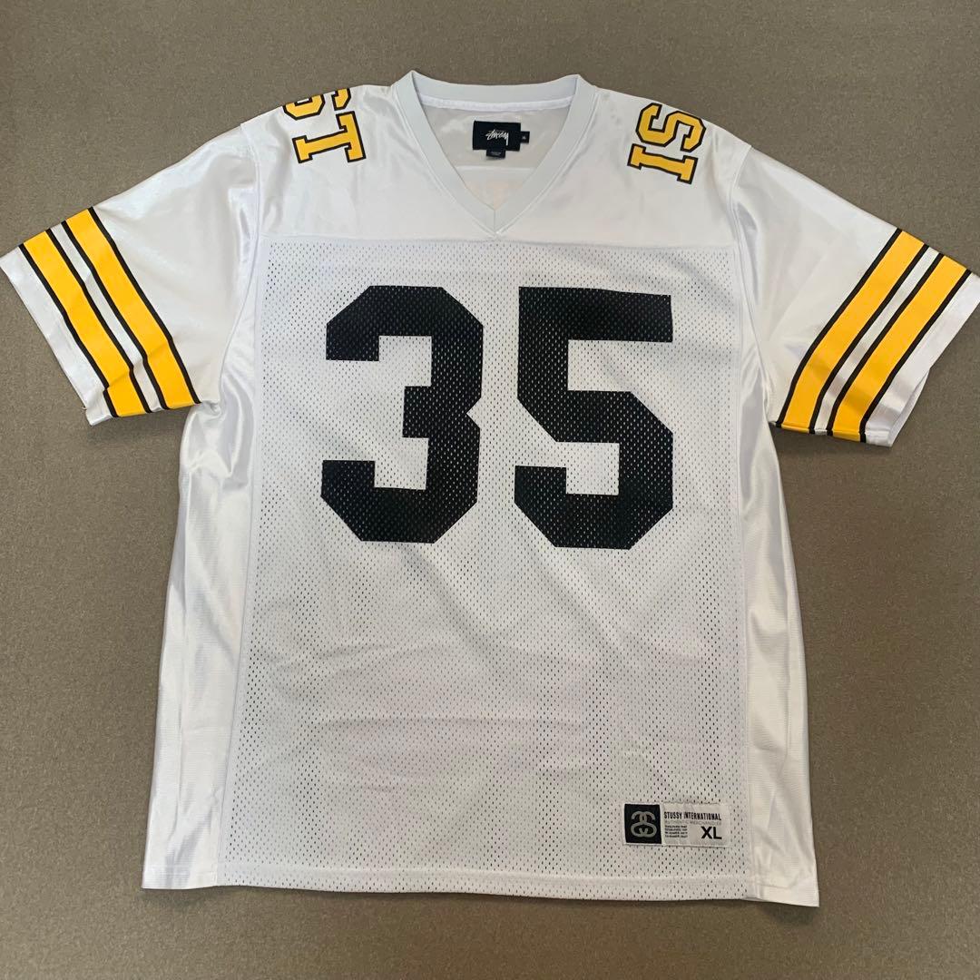 【状態良好】ステューシー Stussy 35周年 ゲームシャツ XL メッシュ