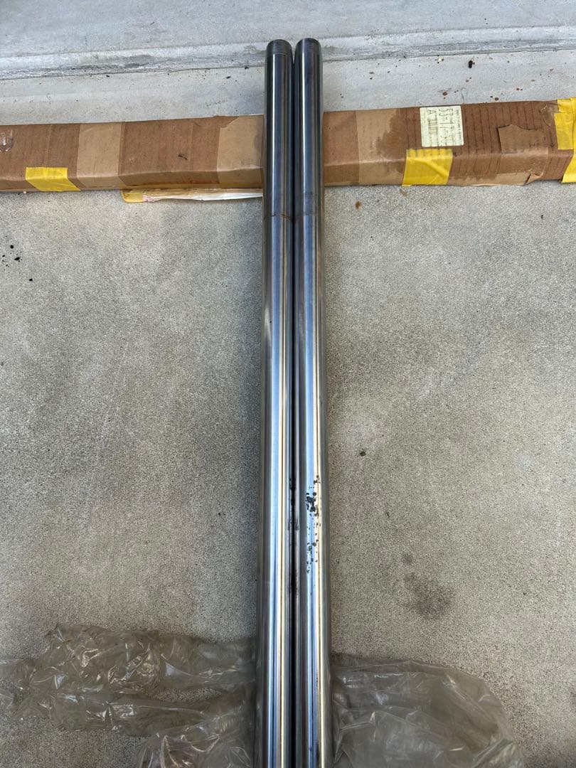 ハーレー　33.4ミリ　フロントフォーク　インナーチューブ　6インチオーバー