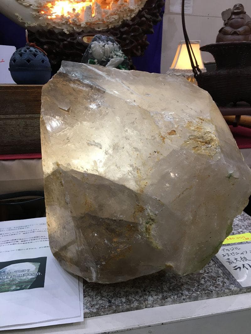 ライトニング水晶原石（ブラジル鉱山） 最大級 44KG