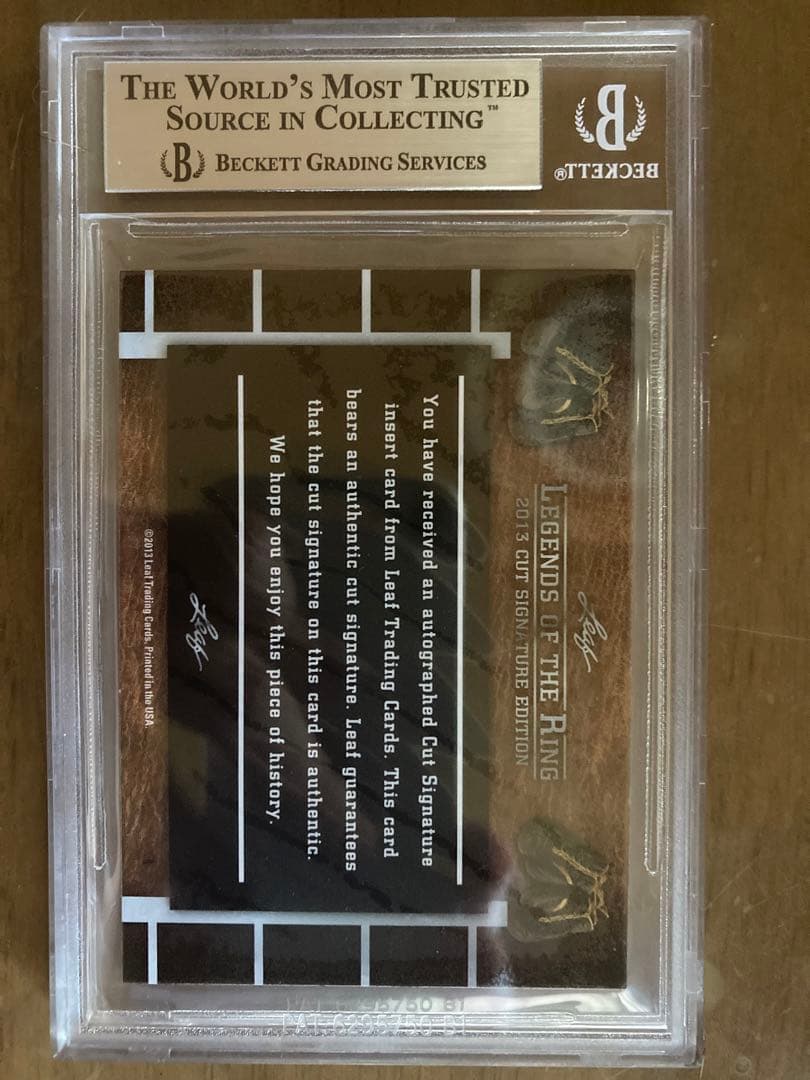 元WBA・WBC世界スーパーフェザー級王者ヘナロ・エルナンデス　サインカード