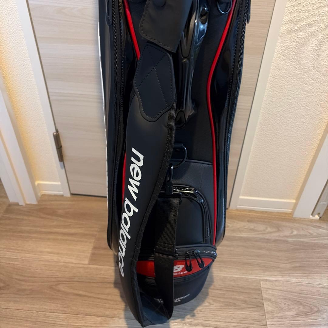 new balance キャディバッグ 黒/赤