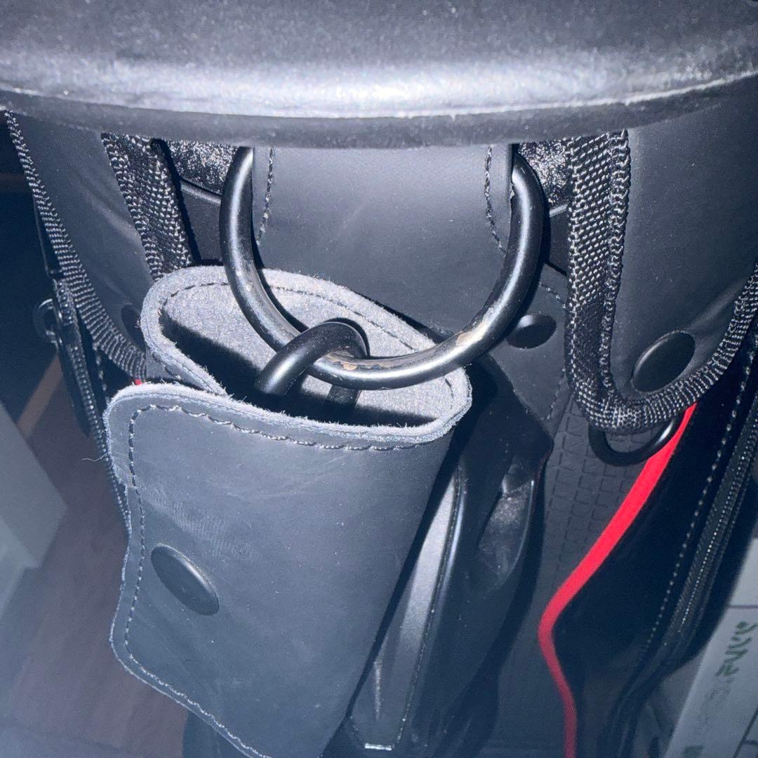 new balance キャディバッグ 黒/赤