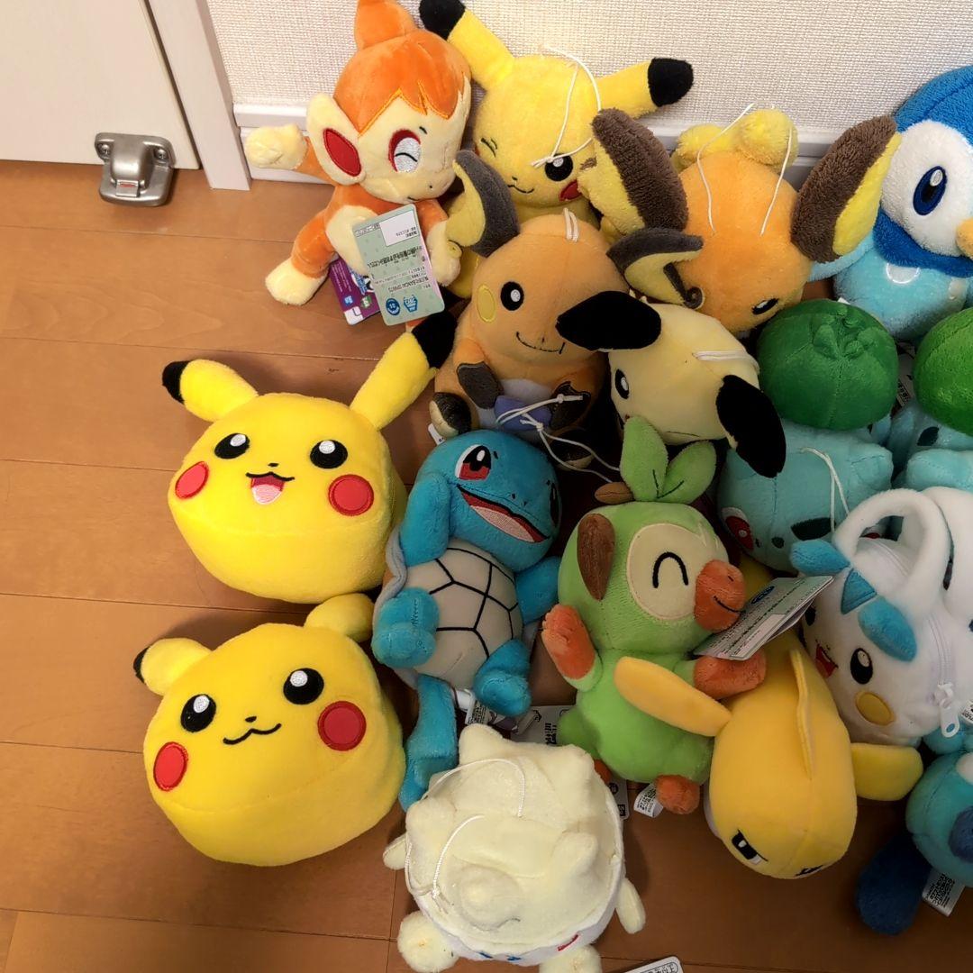 まとめ売り　ポケットモンスター　 ぬいぐるみセット　ポーチ