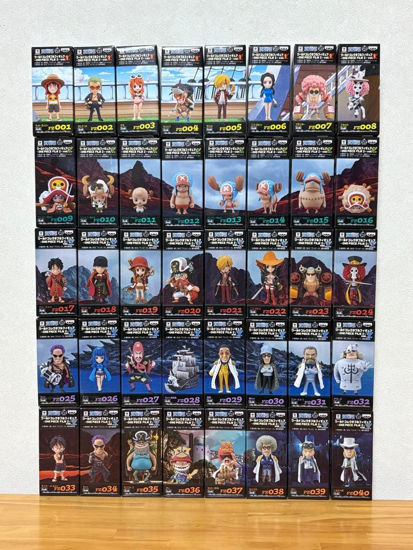 【未開封】ワンピース ワーコレ FILM Z vol.1〜5 全40種セット