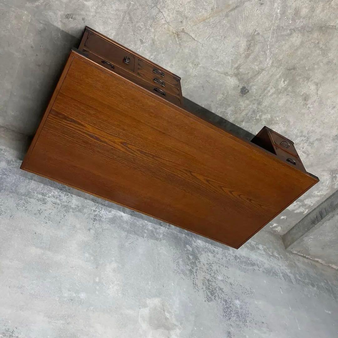 文机 座机 手造書机　写経　天板とりはずし自在　典雅文房