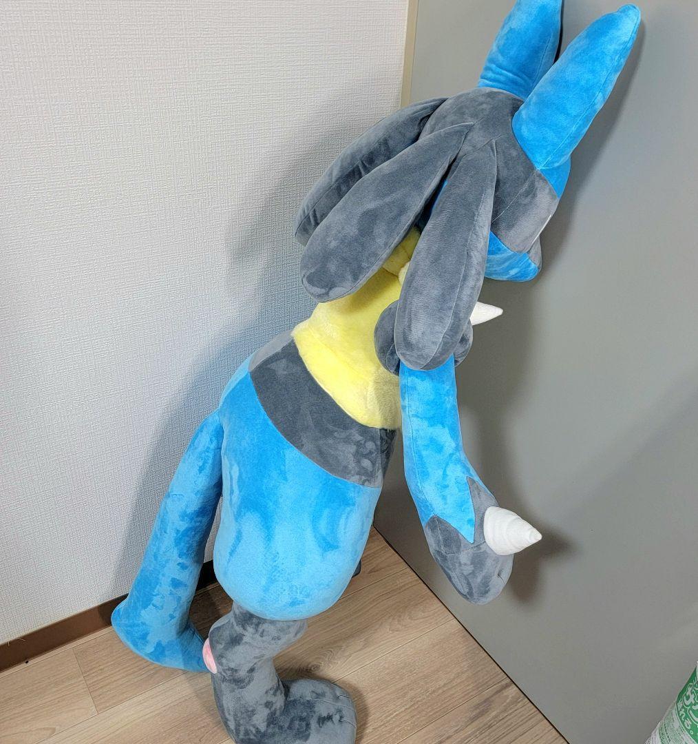大幅ねさげ！　タグ付き　ポケモンセンター ルカリオ 等身大ぬいぐるみ