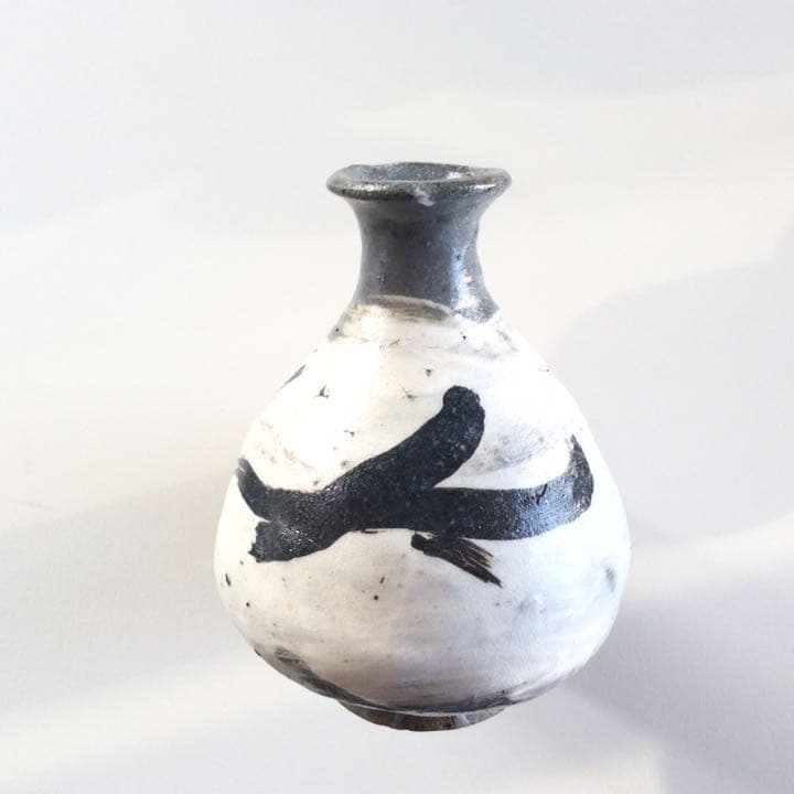 唐津焼 丸田宗彦作 粉引唐津 徳利