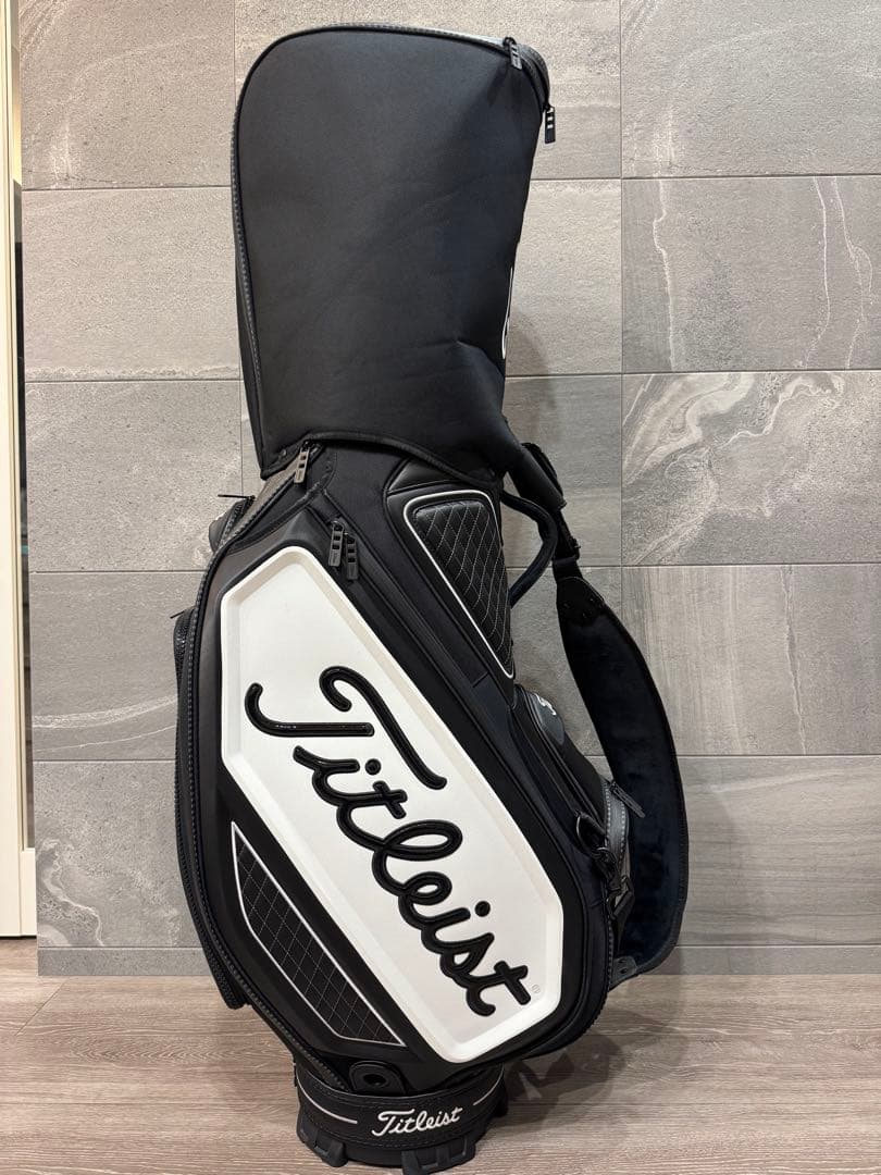 Titleist キャディバッグ 黒白