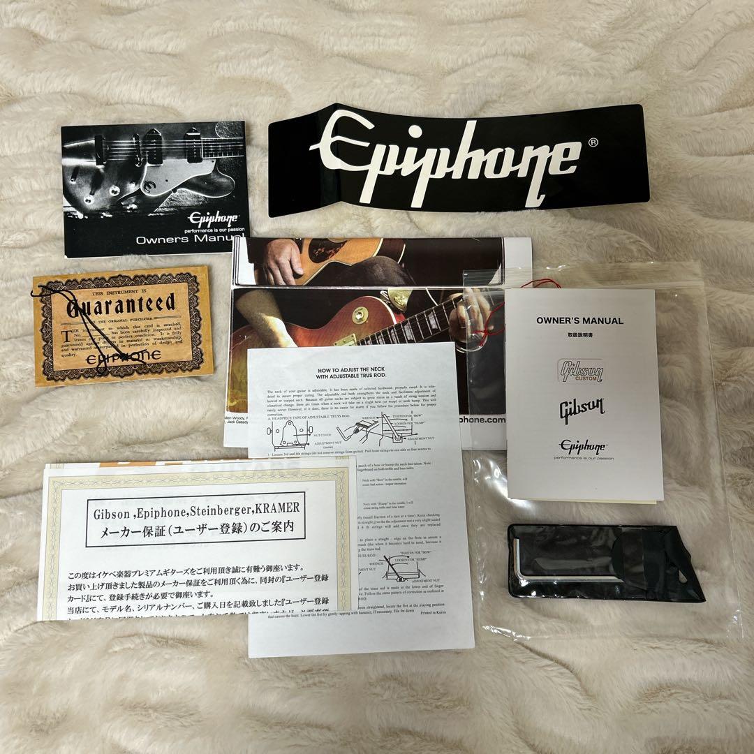Epiphone レスポール SL 2019年製 純正ソフトケース 取扱説明書付