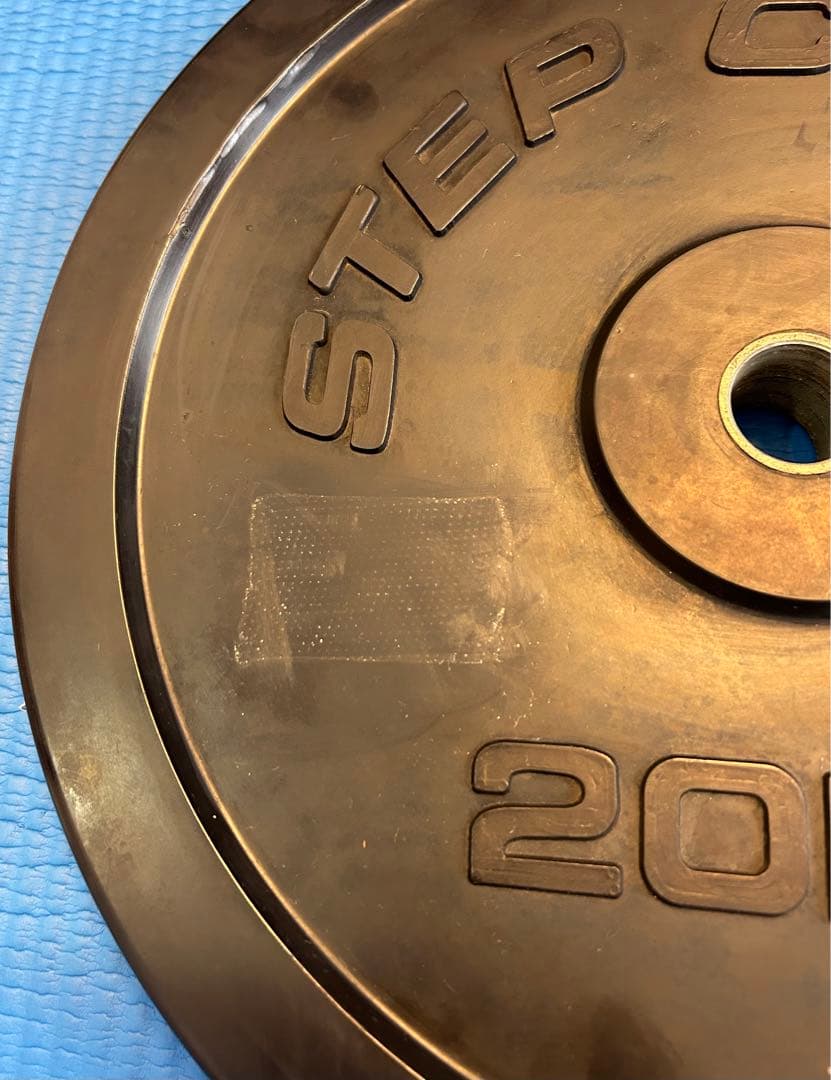 STEP CROSS 20kg プレート2枚 ラバーコーティング 28ミリ