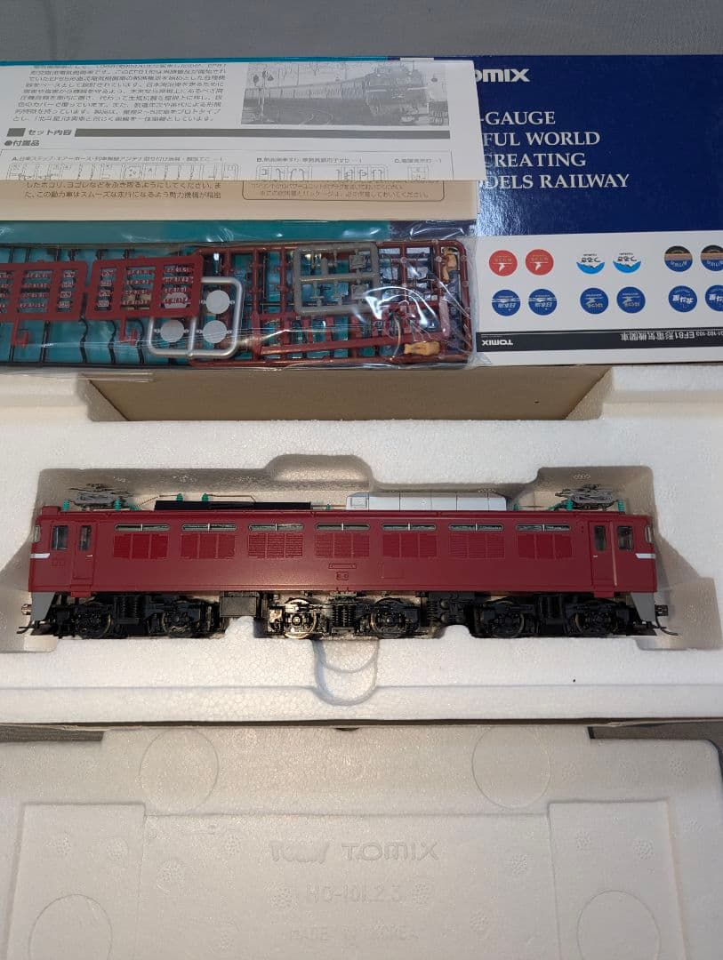 TOMIX　EF81形電気機関車 (東日本)　【HO-103】 パーツ未使用