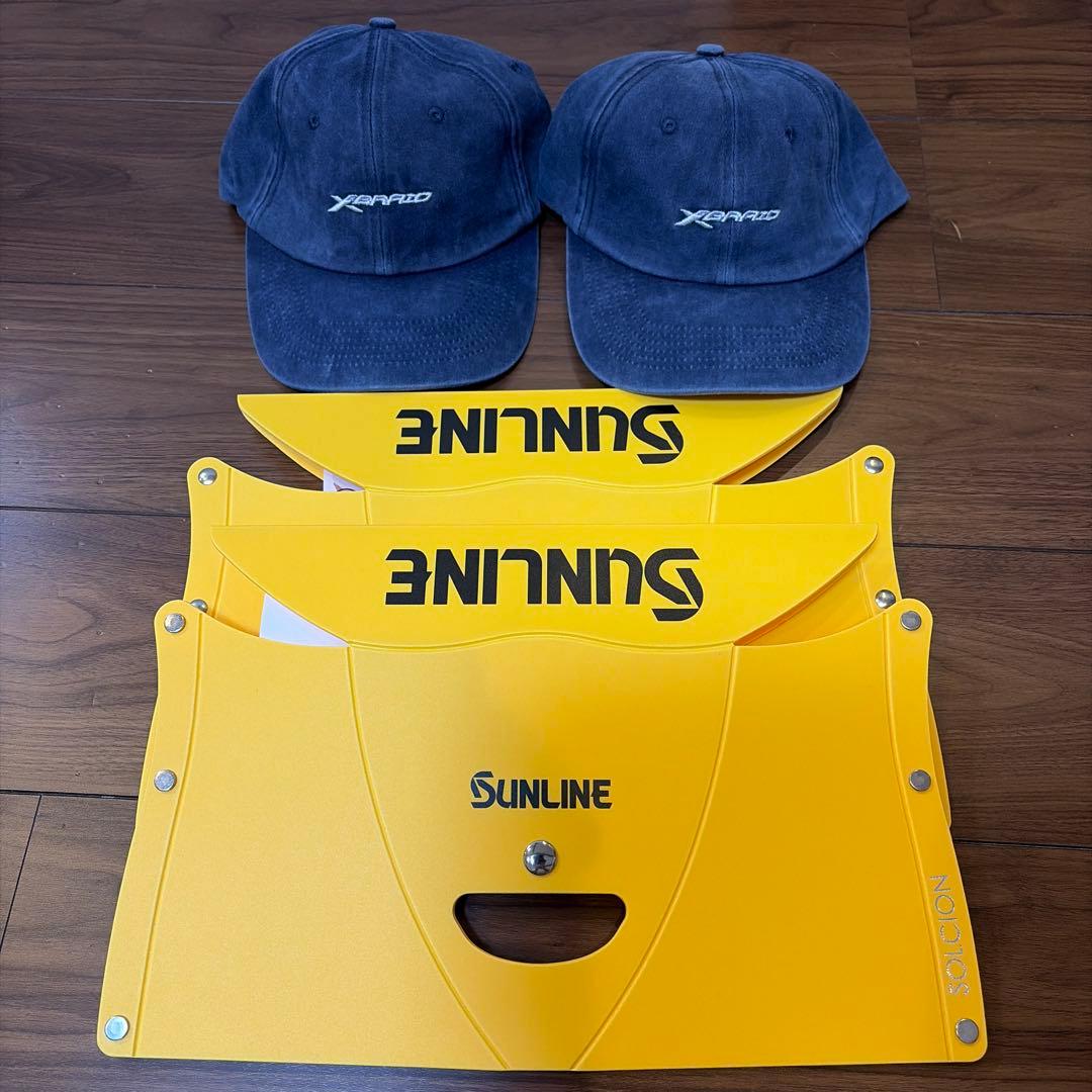 サンライン　限定イス　XBRAIDキャップセット