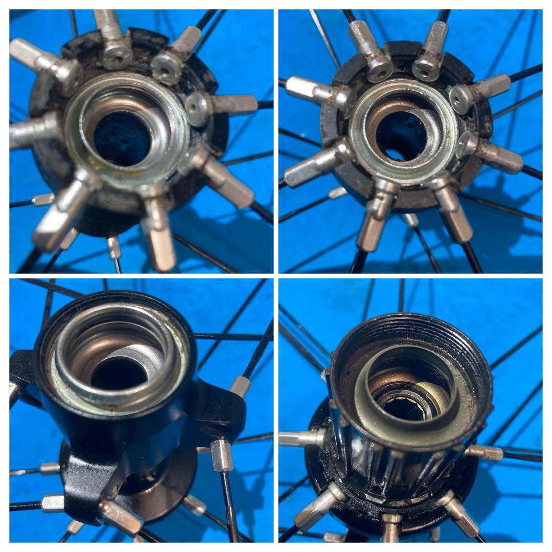 ★良品フルメンテ済 WH-R540 10sフリー 前後ホイール クイック付