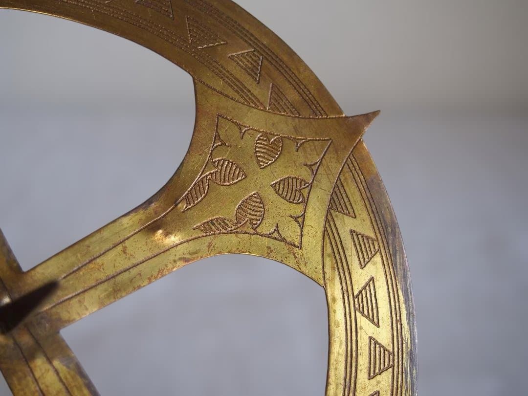 幼子イエス像や聖母マリア像などにつける光輪 真鍮 カトリック彫像用/K328