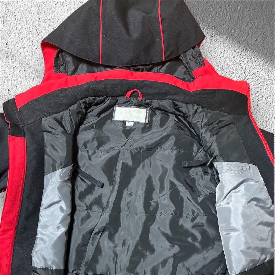 【美品！】phenix スキーウェア 黒/赤 子ども用