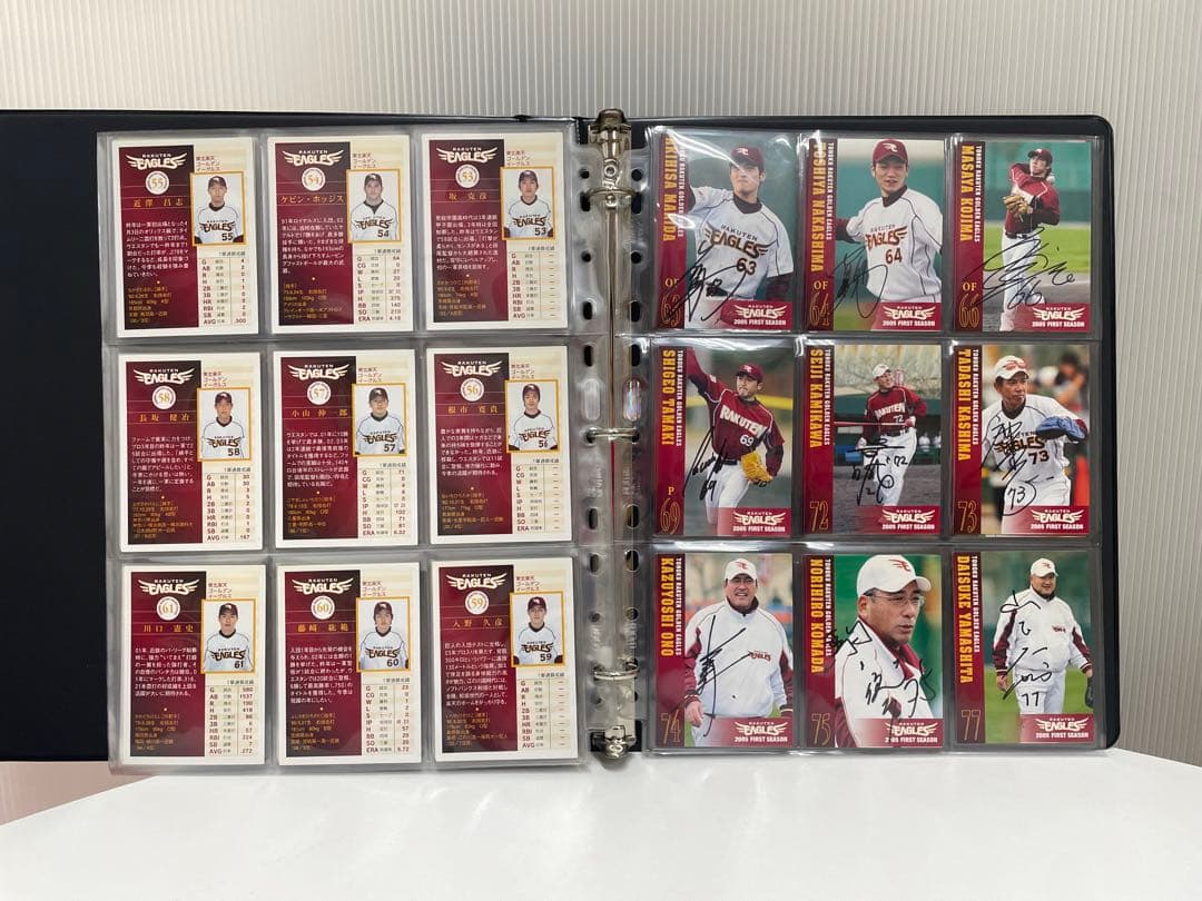 【超希少】楽天イーグルス　2005創設ファーストシーズン　完全ベースボールカード