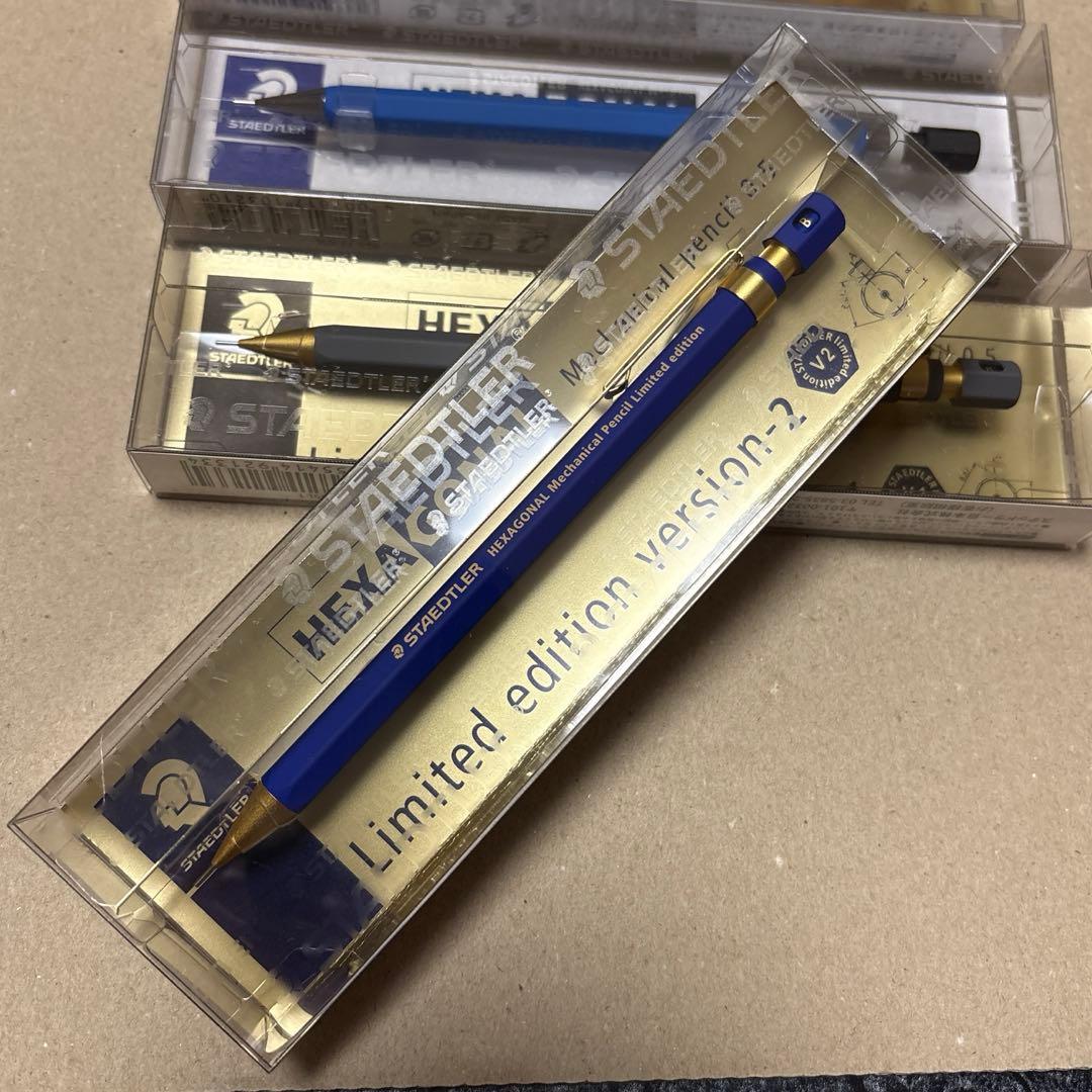 ステッドラー　ヘキサゴナル 限定色4本セット