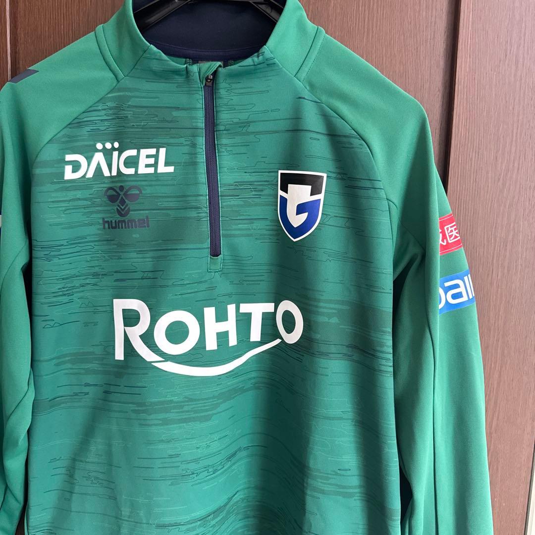 ガンバ大阪 ヒュンメル PROトレーニングハーフジップトップ　サイズL