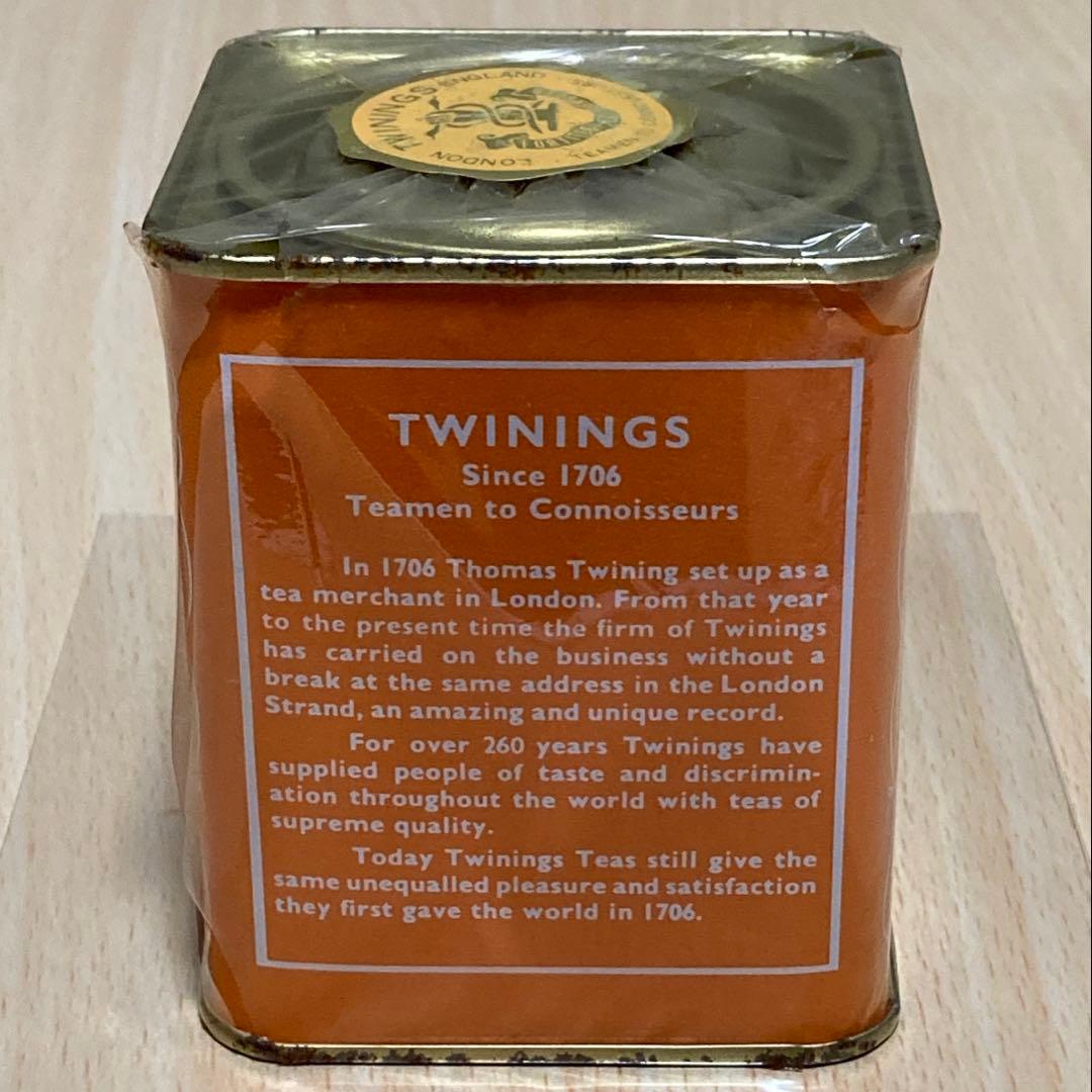 TWININGS 未開封 昭和レトロ紅茶缶/トワイニング オレンジペコ