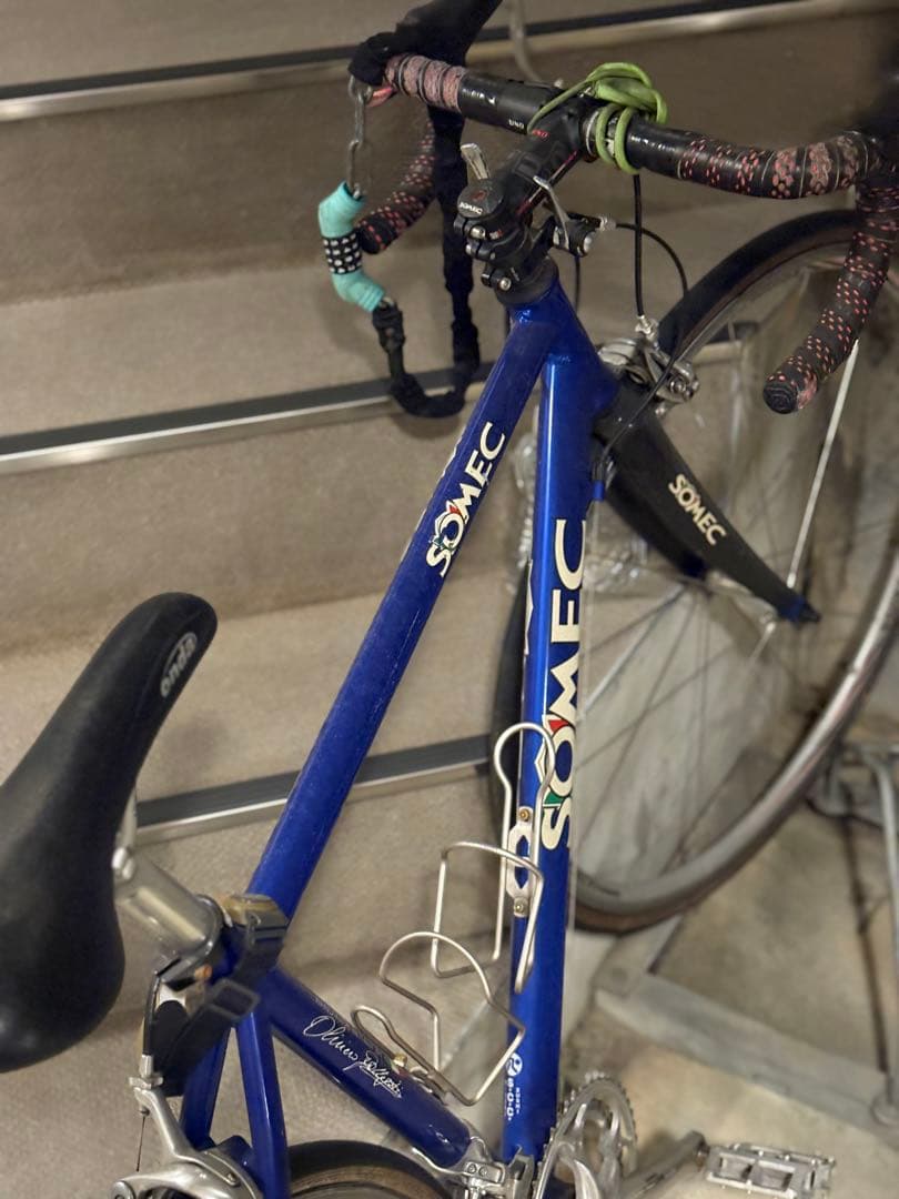 SOMEC 青 ロードバイク