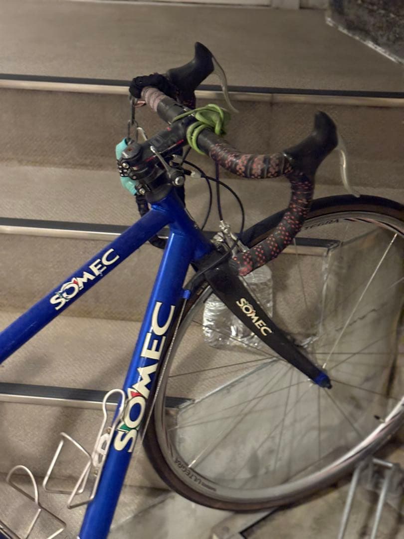 SOMEC 青 ロードバイク