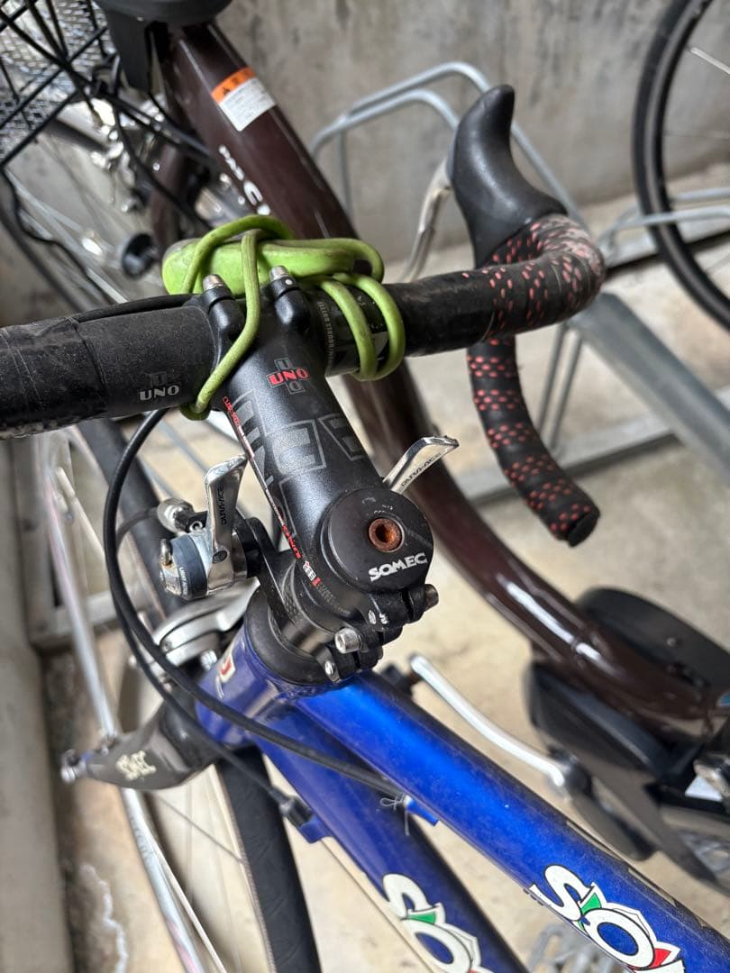 SOMEC 青 ロードバイク