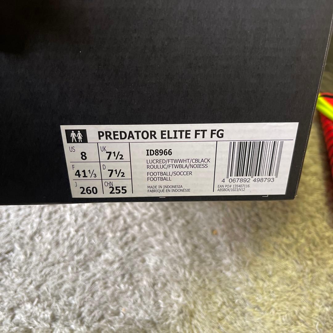 プレデター ELITE FT FG 26.0cm